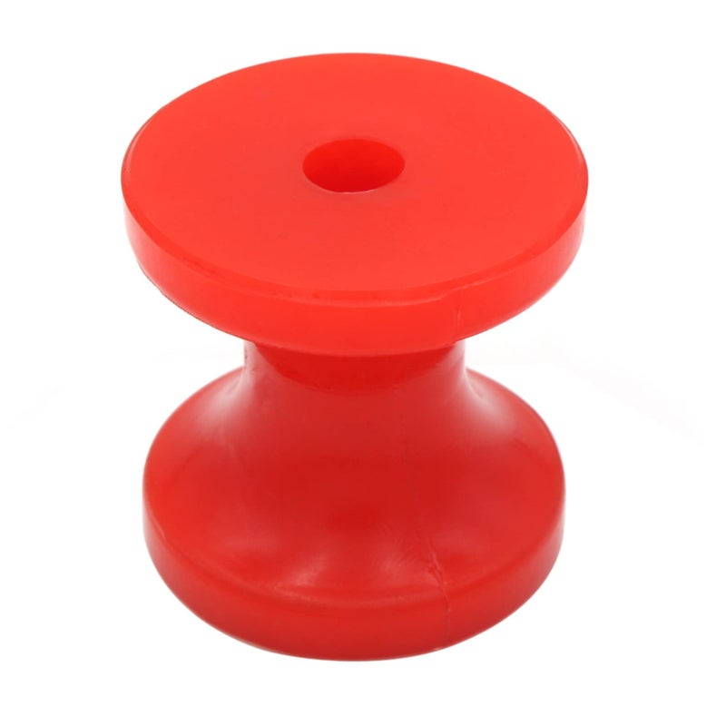 UANOFCN Boat Trailer Bow Stop Roller 3 Inch Polyurethane Roller, Replacement Boat Jetski Trailer Part Non Marking Red - Image 5